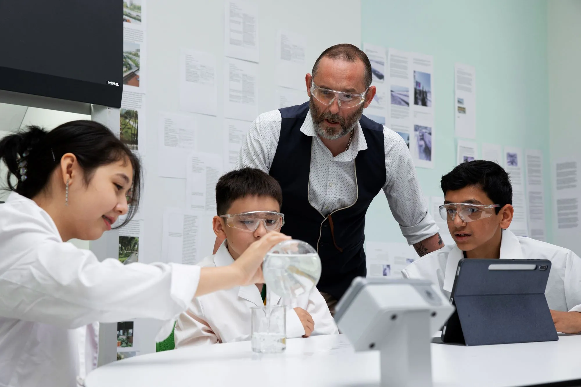 ELC ISA students and teacher